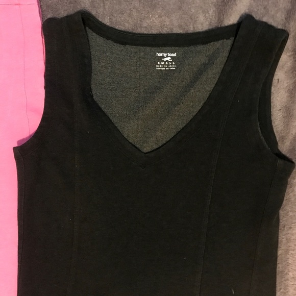 Horny Toad (Toad & Co) BLACK sleeveless Tomboy - Picture 3 of 4